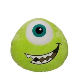 Disney Pixar Mike Wazowski Pajama Pouch Pillow Stuffy -Green Rare Monsters Inc.
